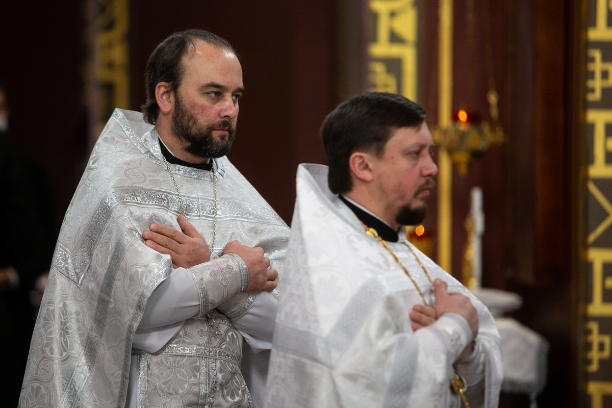 Снег в Новочеркасске Патриарший собор