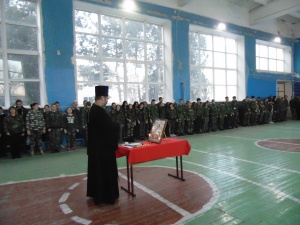 В Азовском казачьем техникуме молитвенно почтили память жертв расказачивания