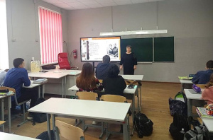 В Николаевской школе прошли очередные беседы для старшеклассников на духовно-нравственные темы