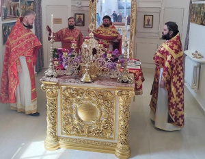 Древлехранитель Ростовской епархии  посетил приход в с. Екатериновка Матвеево-Курганского района