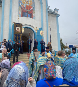 В храме Покрова Пресвятой Богородицы с. Покровское Неклиновского района отметили престольный праздник