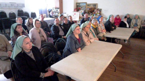 Состоялось собрание сестер милосердия и участников добровольческого служения прихода Всех Святых, в земле Российской просиявших