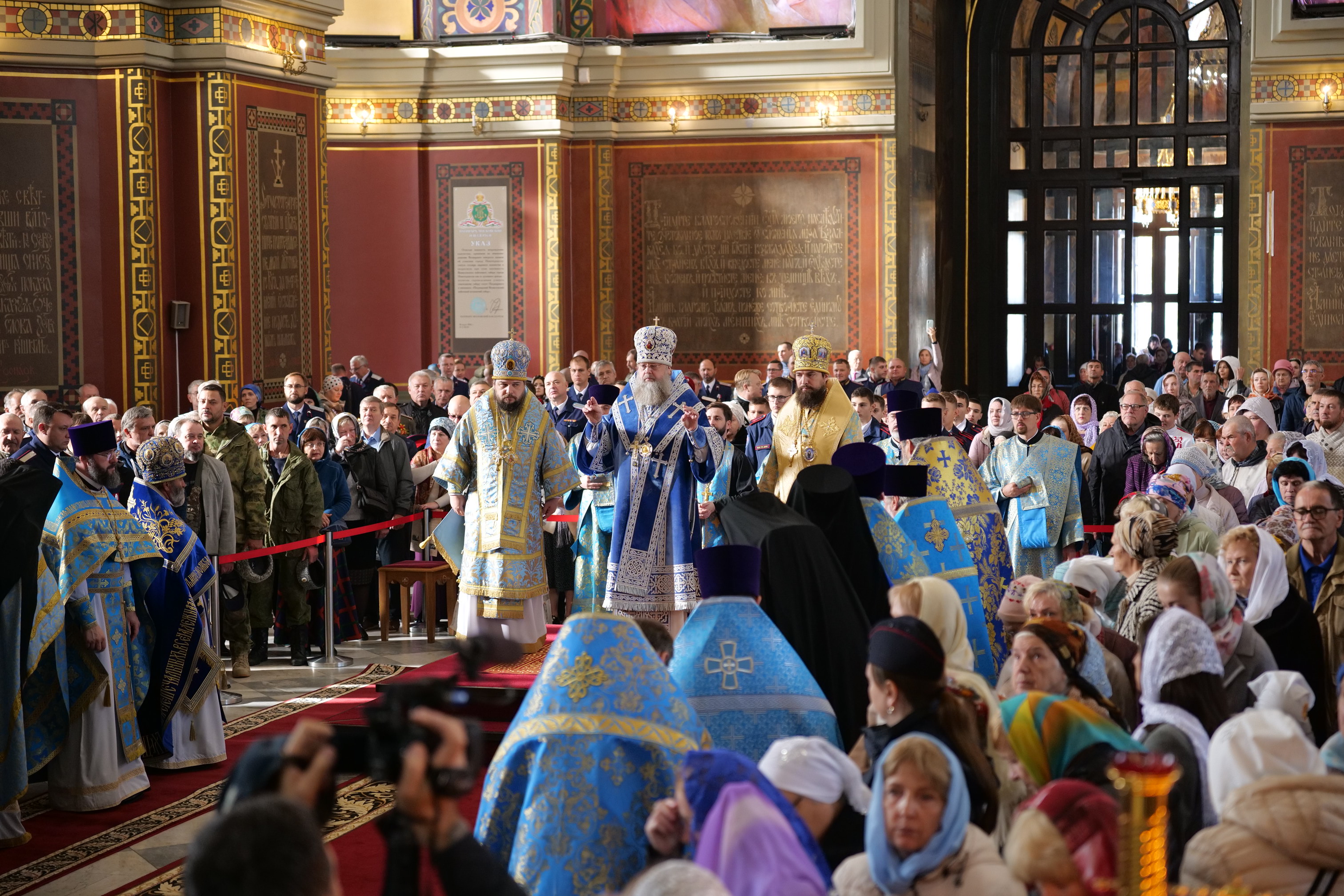 Снег в Новочеркасске Патриарший собор