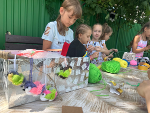 В рамках летнего лагеря для воспитанников воскресной школы Сергиевского храма г. Таганрога состоялись уроки творчества
