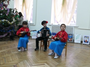 В воскресной школе Георгиевского храма Северо-Западного благочиния состоялся рождественский концерт