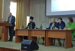 Благочинный приходов Азовского районного округа принял участие в отчётном собрании главы Кагальницкого сельского поселения