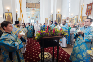 Глава Донской митрополии совершил Божественную литургию в храме в честь иконы Божией Матери «Целительница» г. Ростова-на-Дону