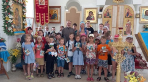 В ростовском храме Новомучеников Российских состоялась экскурсия для детей летнего лагеря школы №88