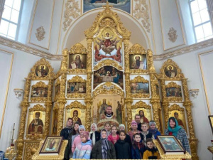 В Екатерининском храме с. Екатериновка проведены экскурсии для школьников поселка Матвеев Курган
