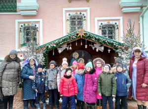 Сёстры милосердия Свято-Георгиевского сестричества поздравили подопечных с Рождеством Христовым