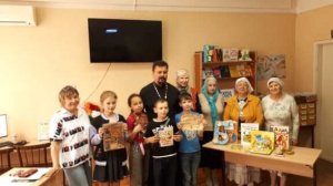 Воспитанники воскресной школы Серафимовского храма г. Таганрога посетили Детскую библиотеку № 13 