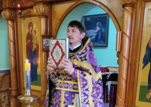 В Новочеркасском интернате для престарелых и инвалидов совершена Божественная литургия