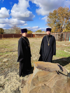 Благочинный Матвеево-Курганского округа с рабочим визитом посетил Успенский приход с. Латоново