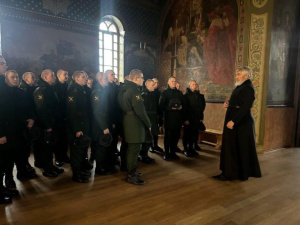Военнослужащие бригады управления 8-й общевойсковой армии посетили храм святого благоверного князя Александра Невского