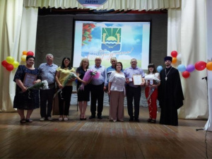 Настоятель Петропавловского храма с. Кугей принял участие в праздновании 100-летия Азовского района 