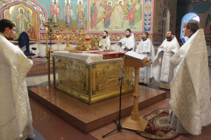 В Троицком храме молитвенно почтили память протоиерея Сергия Бабенцева