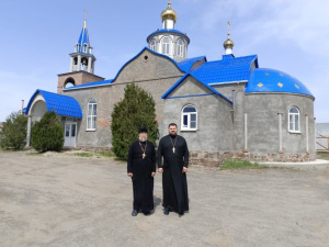 Благочинный Куйбышевского округа посетил с рабочим визитом Казанский храм с. Миллерово