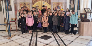 Храм вмц. Екатерины г. Ростова-на-Дону посетили ученики ростовских школ