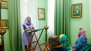 Накануне Вознесения Господня сестры милосердия Георгиевского сестричества посетили Комплексный социальный центр