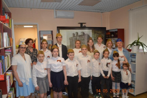 Воспитанники воскресной школы храма свт. Димитрия Ростовского провели мероприятие, посвященное 78-й годовщине Победы в ВОВ