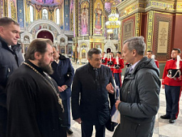 Первый заместитель председателя Совета Федерации посетил Патриарший Вознесенский собор  г. Новочеркасска