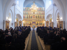 Под председательством митрополита Ростовского и Новочеркасского Меркурия состоялось годовое Епархиальное собрание
