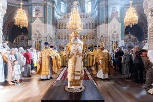 В день престольного праздника Глава Донской митрополии совершил Божественную литургию в храме в честь святого Александра Невского г. Новочеркасска