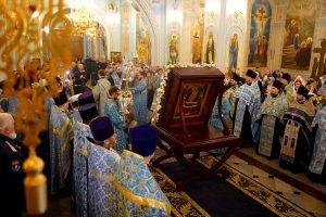 Чтимый список Донской иконы Божией Матери доставлен в Волгодонск