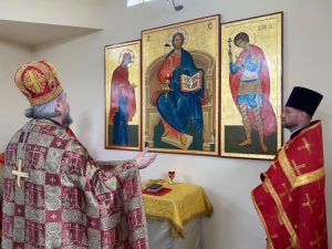 Совершена Божественная литургия в часовне мученика Уара г. Новочеркасска 