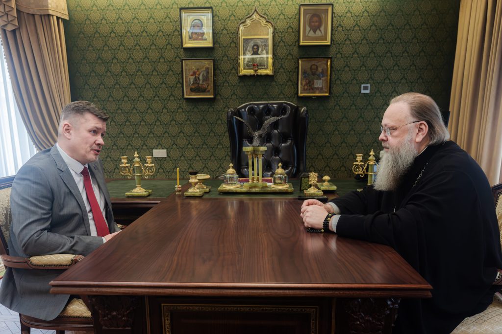 Состоялась встреча Главы Донской митрополии и директора опорного филиала ПАО «Ростелеком»