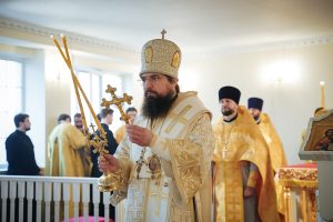 В день памяти святителя Димитрия, митрополита Ростовского, епископ Таганрогский Артемий совершил Божественную литургию в домовом храме при Донской духовной семинарии