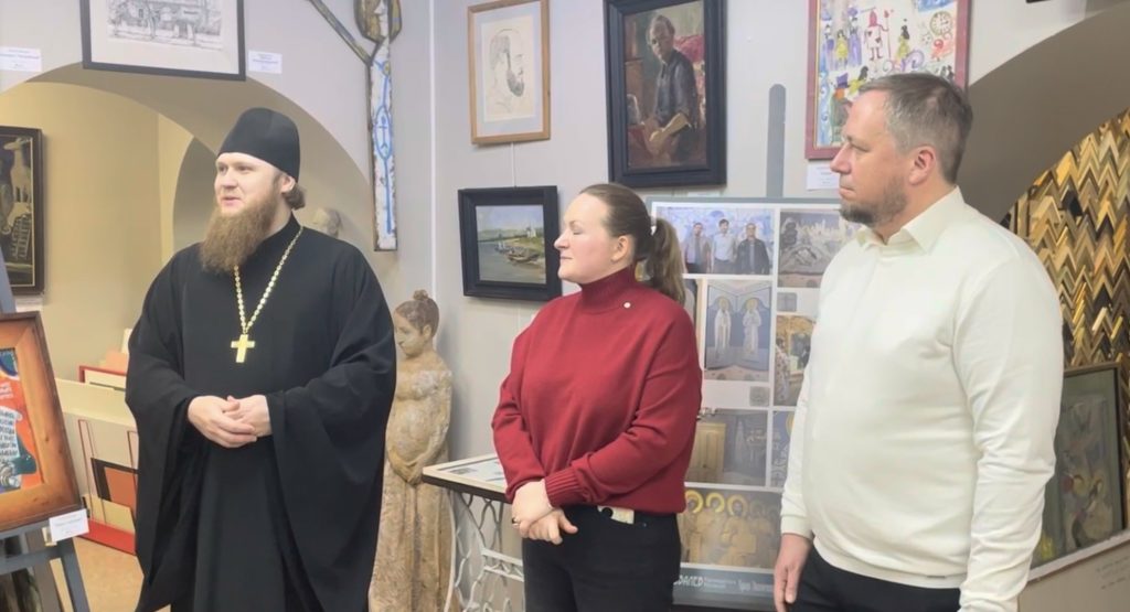 Наместник Донского Старочеркасского Ефремовского мужского монастыря принял участие в открытии выставки духовного искусства «Прориси»