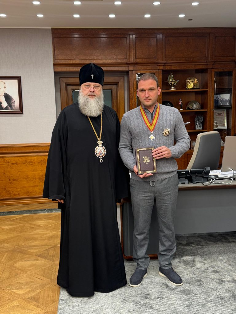 М.Н. Крылов удостоен Ордена Русской Православной Церкви