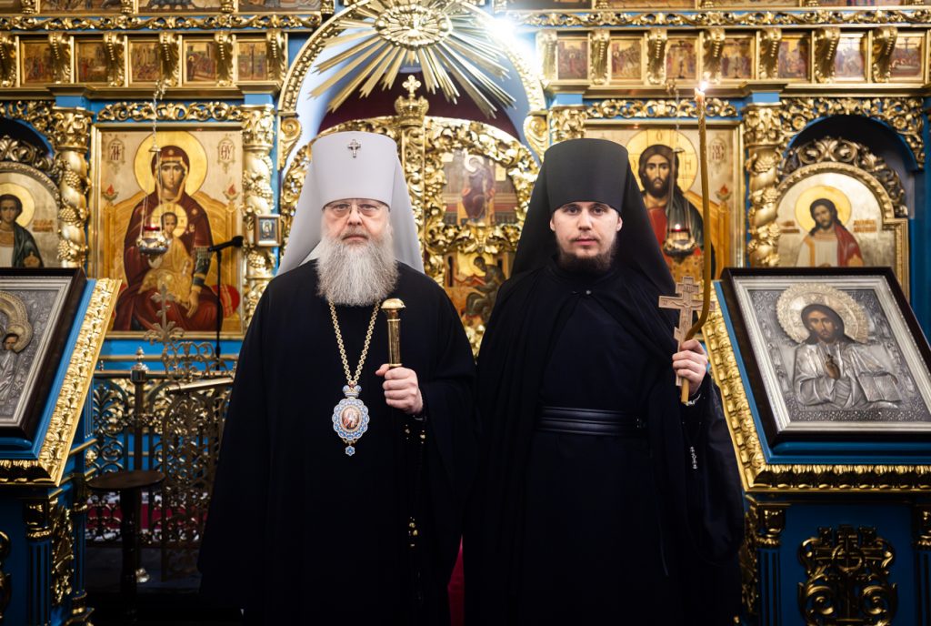 Митрополит Меркурий совершил чин монашеского пострига в храме Донской иконы Божией Матери Свято-Донского Старочеркасского мужского монастыря