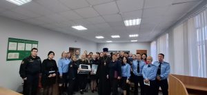 Настоятель Серафимовского храма г. Таганрога посетил итоговое мероприятие службы судебных приставов