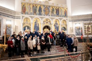 В храме Георгия Победоносца г. Ростова-на-Дону — Главном православном воинском храме Южного военного округа был совершен молебен преподобному Серафиму Саровскому