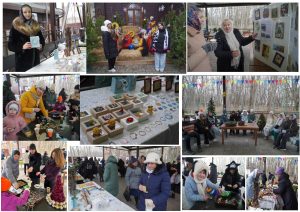 На территории храма праведных Иоакима и Анны г. Ростова-на-Дону прошла Рождественская благотворительная ярмарка