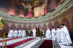 В Неделю 31-ю по Пятидесятнице, по Рождестве Христовом, Глава Донской митрополии совершил Божественную литургию в Патриаршем Вознесенском соборе г. Новочеркасска