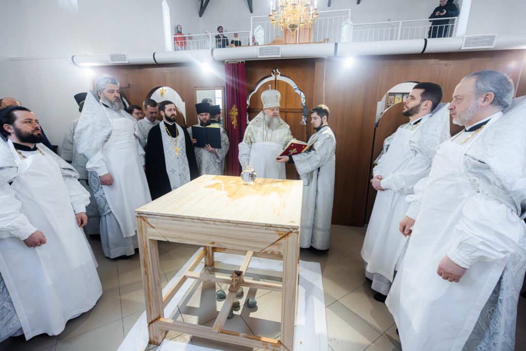 Глава Донской митрополии освятил храм в честь святителя Луки Крымского при окружном военном госпитале г. Ростова-на-Дону