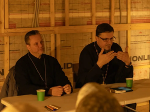 В чайной при храме преподобного Сергия Радонежского состоялась встреча с прихожанами, посвящённая осмыслению покаяния