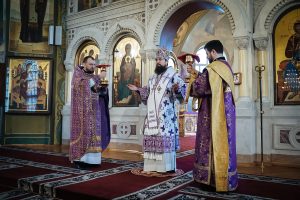 В день памяти святителя Алексия Московского, Киевского и всея Руси, чудотворца, епископ Таганрогский Артемий совершил Божественную литургию в храме Преполовения Пятидесятницы при Донской духовной семинарии г.  Ростова-на-Дону