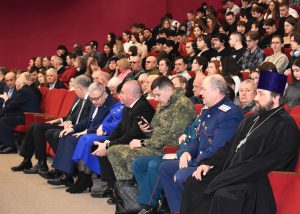 Войсковой священник Всевеликого войска Донского принял участие в торжественном мероприятии в ЮРГПУ (НПИ) им. М.И. Платова по случаю Дня защитника Отечества