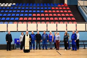 Благочинный Таганрогского округа совершил освящение помещений Дворца спорта школы олимпийского резерва №13
