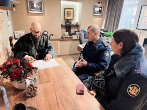 Состоялось подписание Соглашения о взаимодействии между филиалом ГУФСИН по Аксайскому району и Успенским храмом г. Аксая