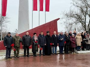 Благочинный Аксайского округа принял участие в митинге, посвященном освобождению Аксайского района