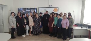 Настоятель храма Святителя Николая Чудотворца пос. Матвеев-Курган принял участие в заседании районного методического объединения учителей курса (ОРКСЭ)