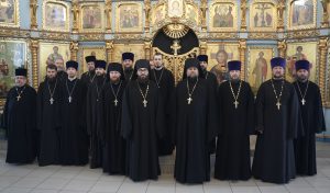 В Успенском храме г. Аксая состоялось общее говение духовенства Аксайского благочиния