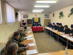 Состоялось расширенное заседание коллегии Отдела по взаимодействию с Вооруженными силами и правоохранительными учреждениями в Новочеркасском благочинии