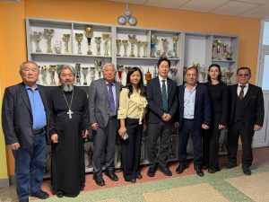 Клирик храма вмч. Георгия Победоносца с. Кулешовка принял участие во встрече с атташе Посольства Республики Корея в селе Кулешовка