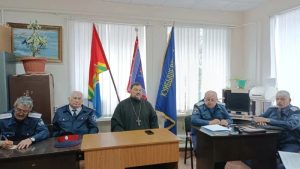 Благочинный Куйбышевского округа принял участие в заседании совета атаманов Юртового казачьего общества «Куйбышевский юрт»